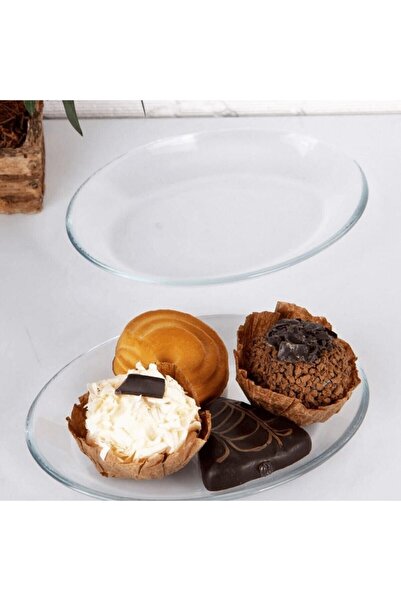 Paşabahçe Invitation 12 Li Küçük Servis Kayık Tabak - Kahvaltılık 15x11 Cm.10355