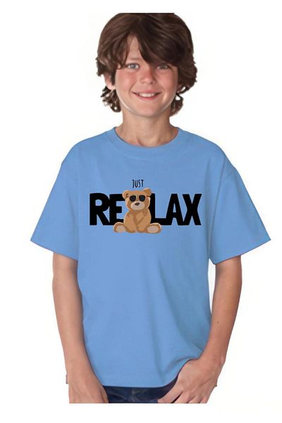 Evomind 1 tricou este un cadou pentru achiziții de 5 și peste în coș - Tricou pentru copii unisex cu imprimeu Relax