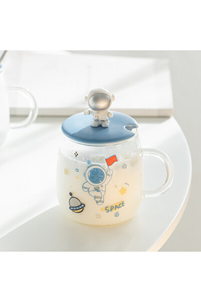 Livava Astronaut Glass Mug, 12X7.5