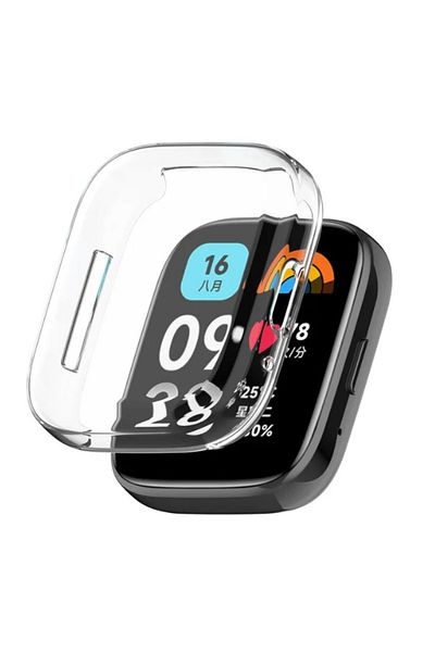 Ekoodukkan حافظة سيليكون أمامية مغلقة من السيليكون للحماية الكاملة لساعة Xiaomi Redmi Watch 3