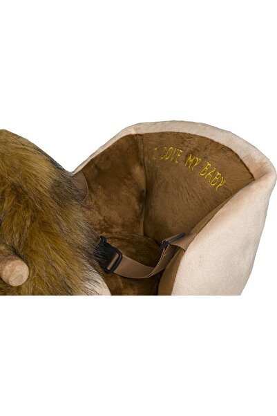 POLLY BABY Eğitici Peluş Sallanan At Ahşap Sallanan At ve Aslan