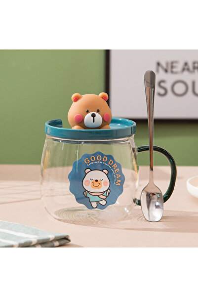 Livava 12X8.5 Teddy Bear Glass Mug