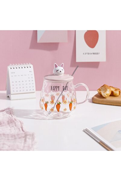 Livava Carrot Glass Mug, 9X8