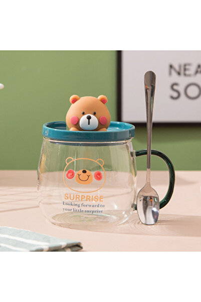 Livava 12X8.5 Teddy Bear Glass Mug