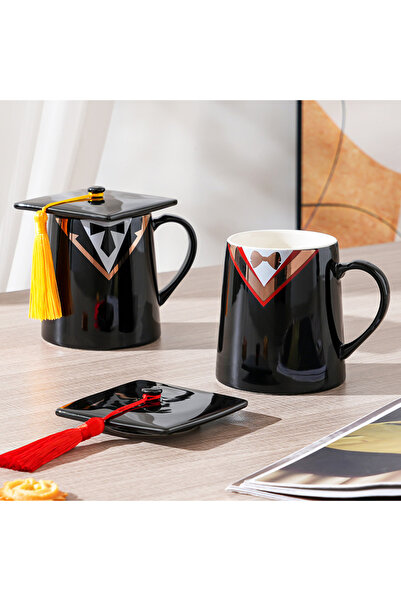 Livava Graduation Ceramic Mug, Red, 10.5X8