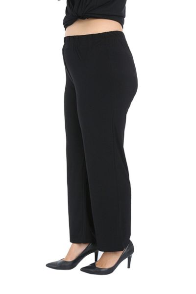 GOLVEN Plus Size Elastic Waist Trousers