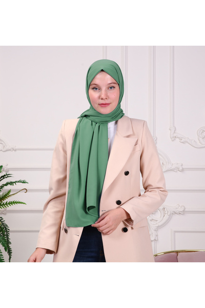 ada sanatsal شال حرير المدينة باللون الأخضر