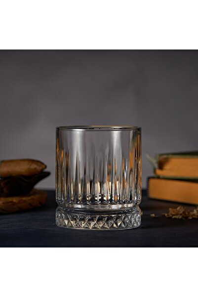 Hediyesepeti 60 Years Old Designed Wooden Boxed 2-Piece Glasgow Whiskey Glass Set + 6 Cooler Stones