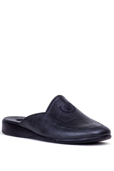 Pierre Cardin Terla Damat Home Stylish Δερμάτινες Ανδρικές Παντόφλες