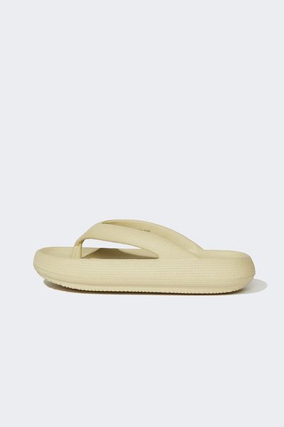 DeFacto Damen Eva Slipper mit hoher Sohle - Flip Flops D0766AX24HS