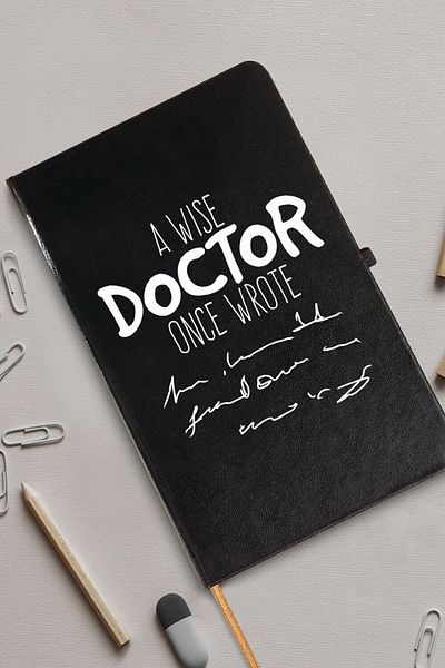 Hediyesepeti Wise Physicians' Gift Humorous Notepad