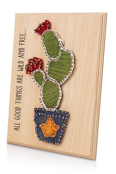 Hediyesepeti Cute Cactus Design Filography Construction Set