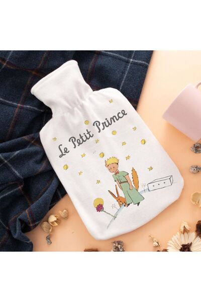 Hediyesepeti Küçük Prens Tasarımlı Sıcak Su Torbası -Le Petit Prince Tasarım Kılıflı Termofor - El Ayak Isıtıcı