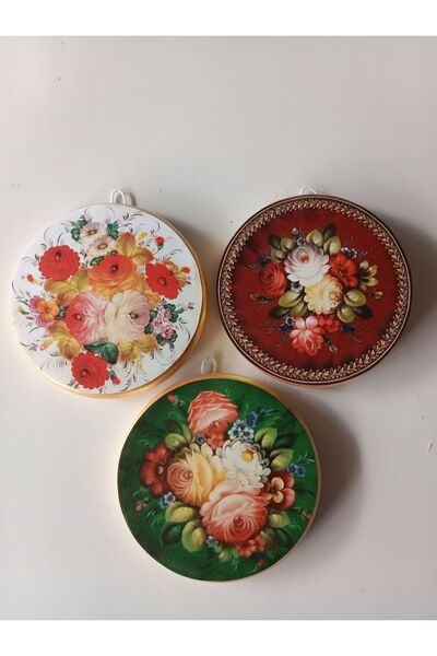 ZeyMin Art Mutfak Temalı 3 lü Duvar Süsü