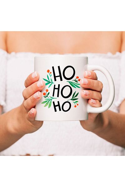 Hediyesepeti كوب بورسلين هدية عيد الميلاد لصديق - كوب مطبوع