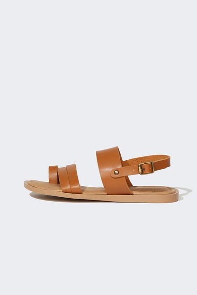 DeFacto Damen-Slip-On-Sandalen mit flacher Sohle C3735AX24HS