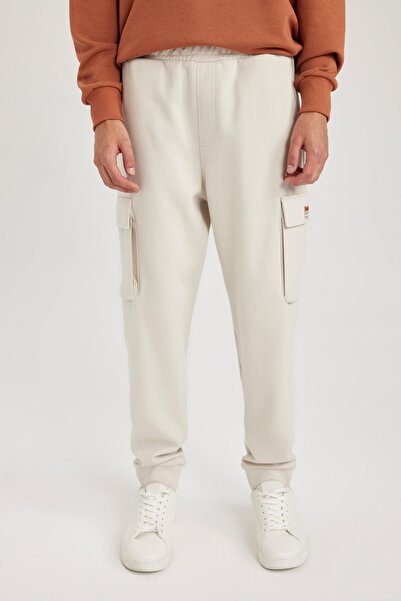 DeFacto Φούτερ με κανονική εφαρμογή με τσέπες Cargo - Ελαστική μέση A6209ax23au