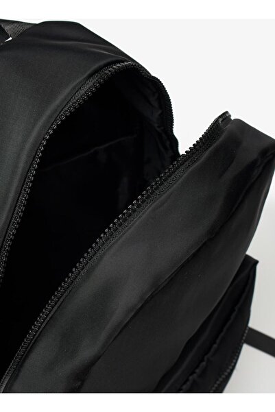 Oaklan by Shoexpress Logo Applique Backpack with Adjustable Straps - 36x30x15 cm