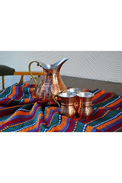 MyHopeS 4’lü Dövme Bakır Ayran Bardağı, Meşrubat Bardağı