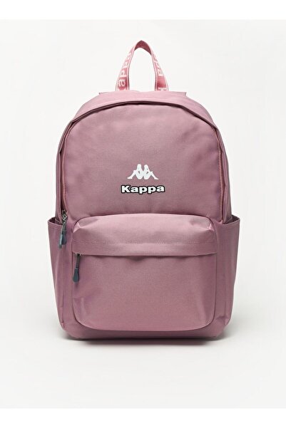 Kappa Logo Detail Backpack with Adjustable Shoulder Straps - W 15 x H 41.5 x D 28.5 cm