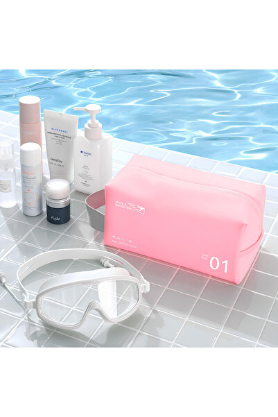 DEKOHOP Makyaj Malzemesi Sıvı Dayanıklı Pvc Seyahat Plaj Havuz Fitness Kozmet...