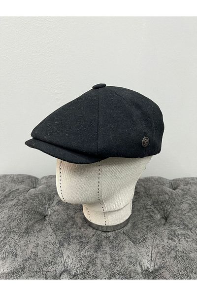 Makro Optik 8 Pieces Winter Wool Hat Fish Back ( Peaky Blinders )