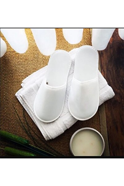 Chochili 24 Pairs of Towel Non-Slip Sole Hotel Slippers
