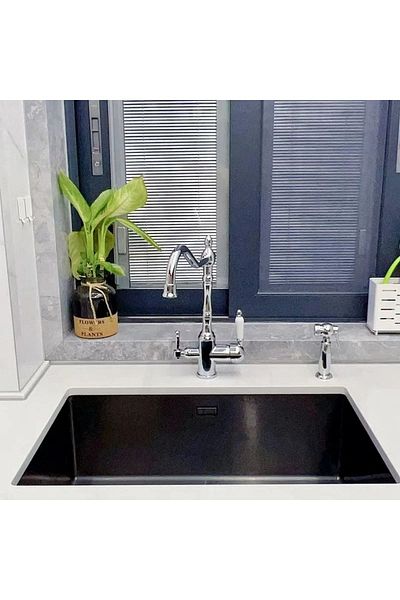 OEM New Design Chrome Kitchen Sink Faucet - Dual Flow, Water Purification Outlet, Bidet Fountain