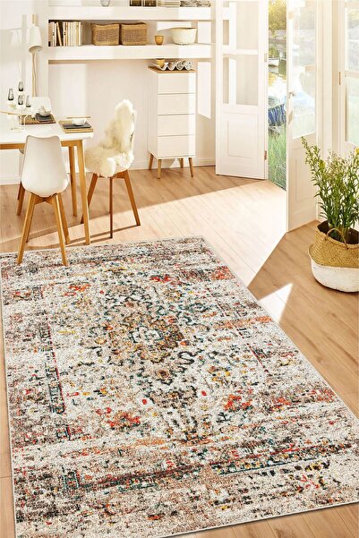 MUA HOME DECOR Dijital Baskı Yıkanabilir Kaymaz Taban Salon Halısı Mutfak Hal...