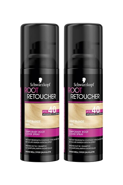 Schwarzkopf Beyazları Anında Kapatan Sprey Boya Sarı 120 ml X 2 Adet