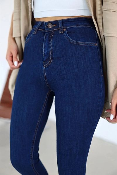 Ramrod Jeans Majoritatea pantalonilor de blugi skinny cu talie înaltă pentru femei