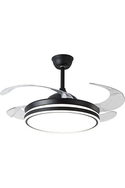 End Dekoratif Açılır Kapanabilen Kanat Tavan Pervanesi Üç Aydınlatma Renk Seç...