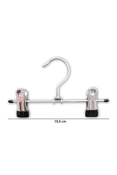 AĞIRSOY 10 Adet Mandallı Çocuk Pantolon Askısı 19,5 cm