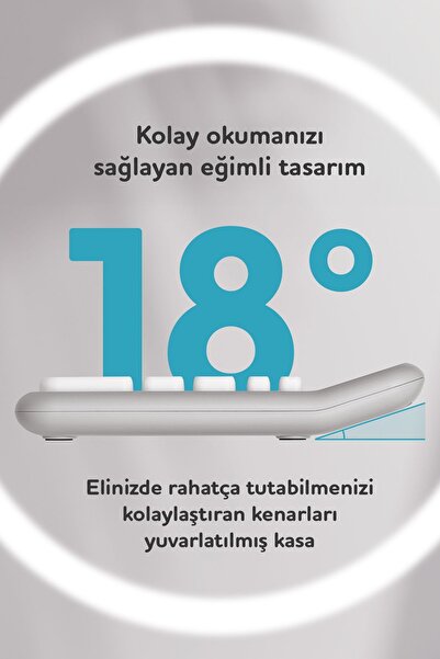 Daxi X-150 PASTEL GRİ 12 HANELİ KÜÇÜK BOY HESAP MAKİNESİ