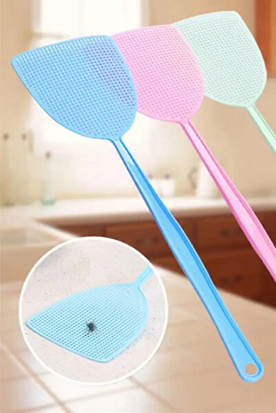 MOBEE 2 Adet Plastik Sinek Sineklik Manuel Haşere Kontrolü Uzun Saplı Anti Ev...