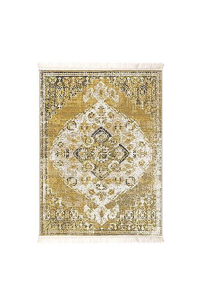 In House Soft Velvet Turkish Rectangular Door & Bath Mat -Beige - 60x40 cm