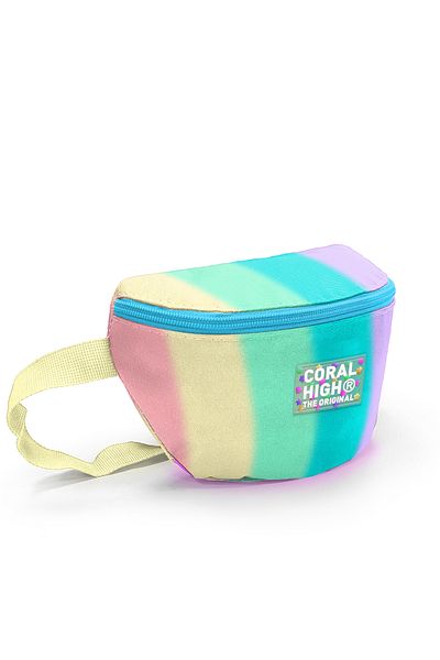 Coral High 11538 Model Colorful Striped Waist Bag