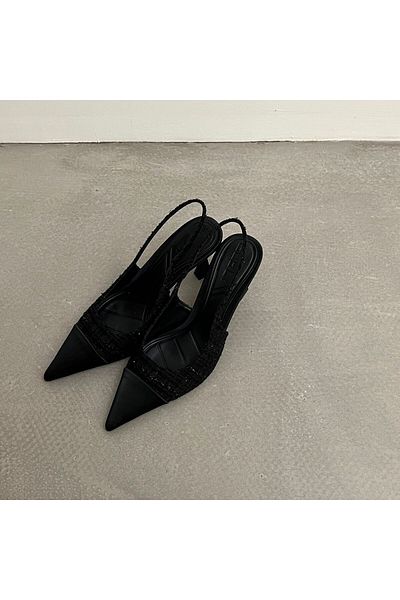 JAMASHOSE Pantofi cu toc pentru femei Magnolia negru