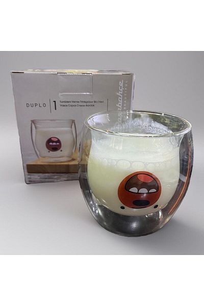 Paşabahçe Qingdao Glass Cup with Teddy Bear - Q001 Model 300cc
