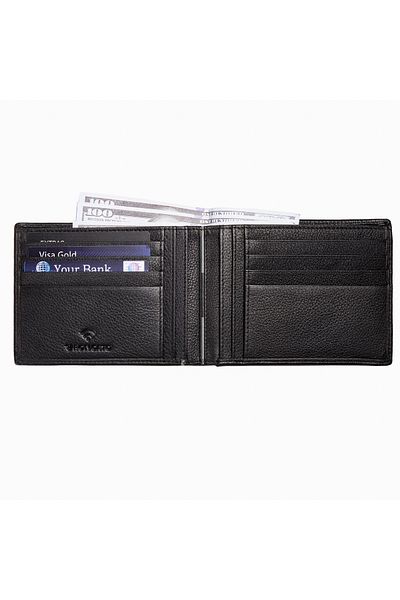 RV Roncato Ανδρικό πορτοφόλι & θήκη για κάρτες 41263201 Roncato MEN'S WALLET Boston Wallet NERO