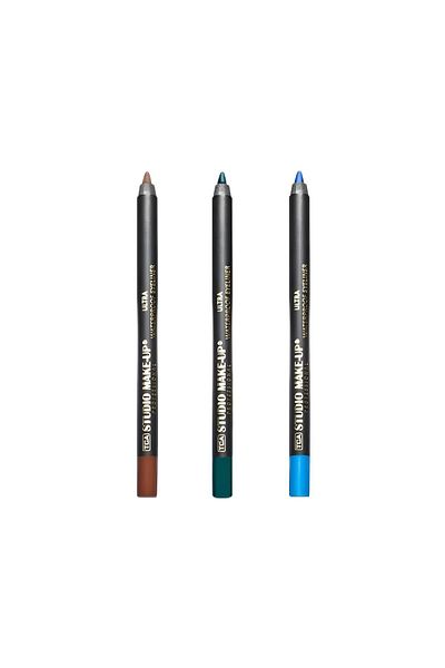 TCA Studio Make Up Ultra Waterproof 3-Piece Color Waterproof Eyeliner Eye Pencil Set