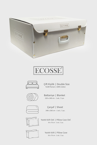 Ecosse Αγόσα Ροζ - Ινδίγκο |   Σετ με διπλή κουβέρτα