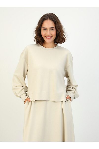 Benin Comfortable Soft Textured Suit - Ivory - Benin