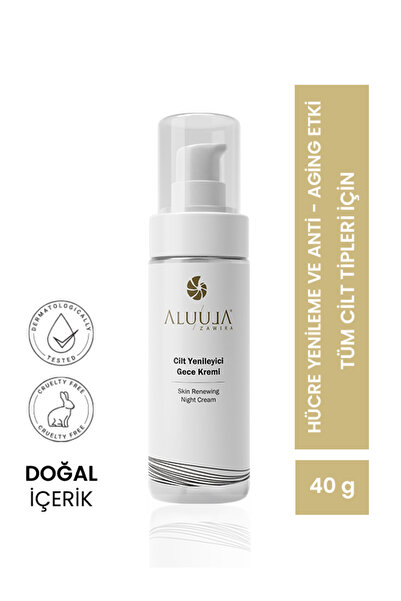 ALUULA Zawira Cilt Yenileyici Gece Kremi (HÜCRE YENİLEME VE ANTİ-AGİNG)