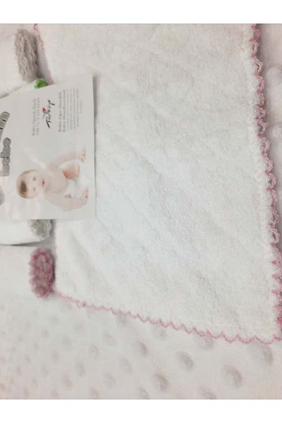 BERKAY Atakan Baby Cotton Towel Mouth Wipes for Babies from Sun Tekstil 6 Pieces 16x23 cm