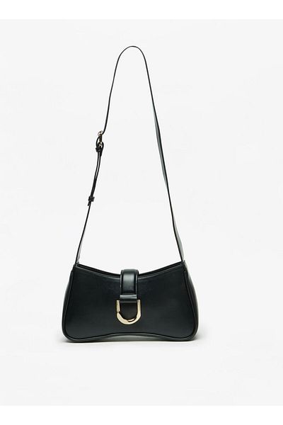 Flora Bella by Shoexpress Solid Shoulder Bag with Metallic Accent