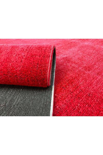 satin halıcılık 7mm SUNİ  KIRMIZI ÇİM HALI OVERLOKLU