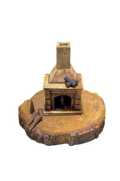 Lara Karma Şömine Model Konik Tütsülük