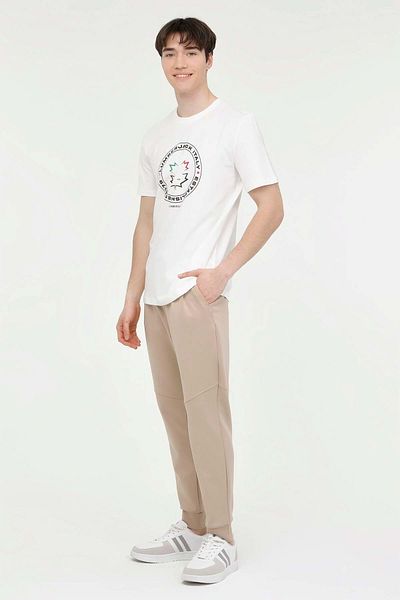 lumberjack Renato ML 11ITL1030 4FX Λευκό T-Shirt - M ST07214-ΛΕΥΚΟ-M