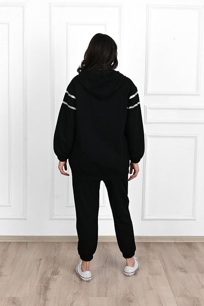 Koza Butik Дамски анцуг с блясък и голям размер 3671-23